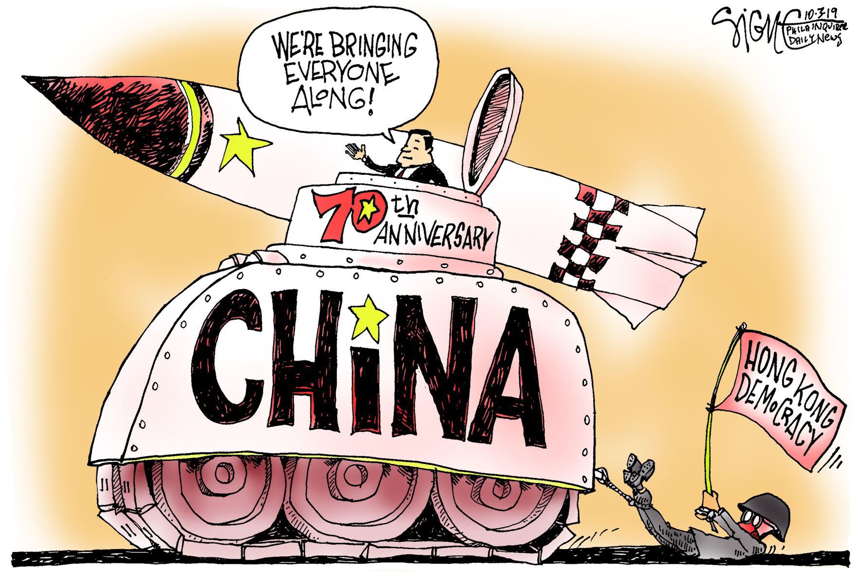 Signe Wilkinson cartoon